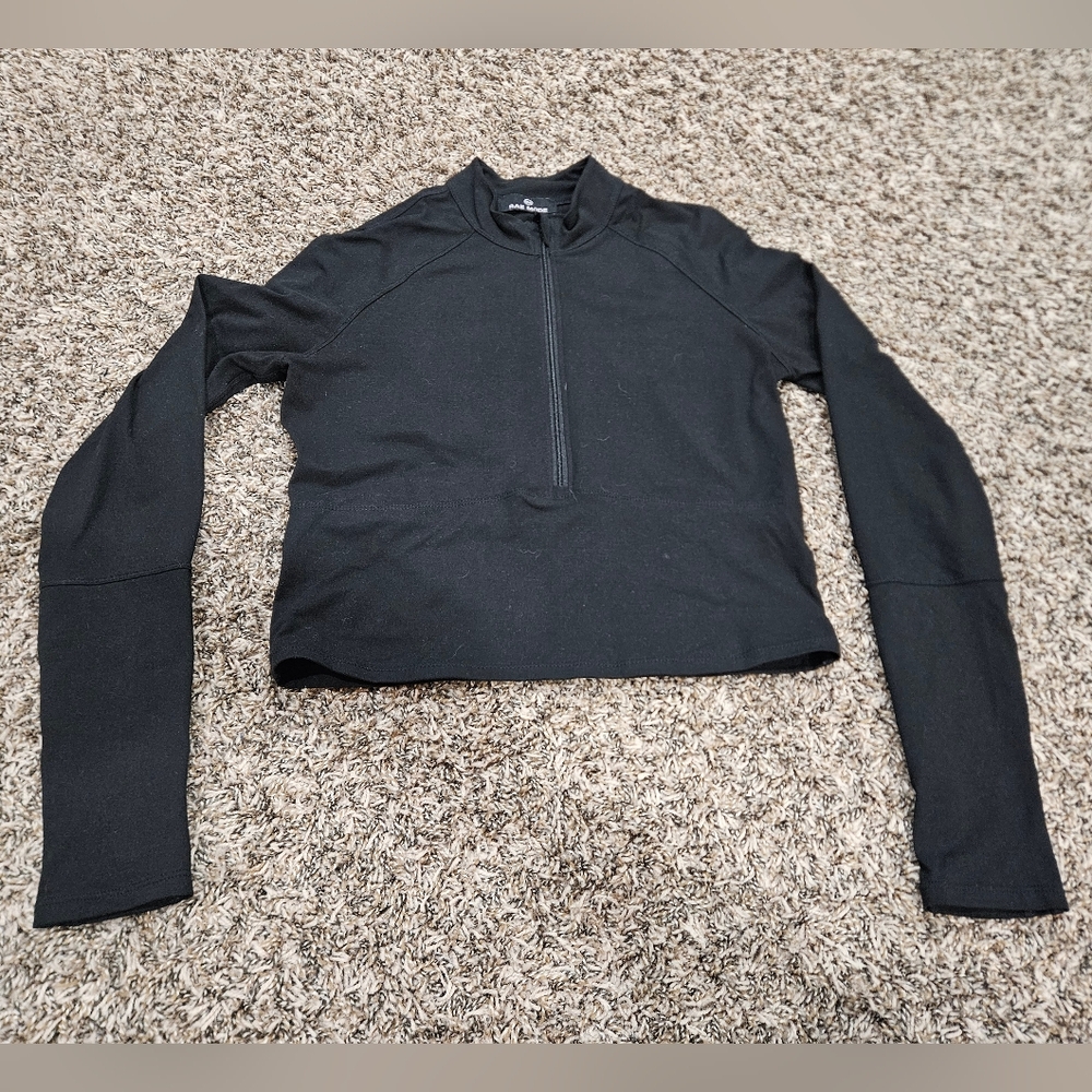 Rae Mode Cropped Athletic Quarter Zip